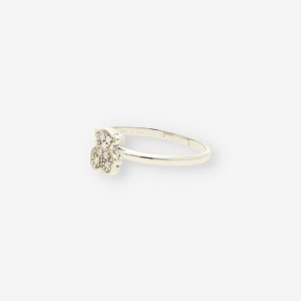 Anillo oso oro bl. y brillantes TOUS