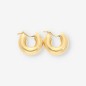 Pendientes de aro en oro 18kt