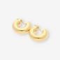 Pendientes de aro en oro 18kt