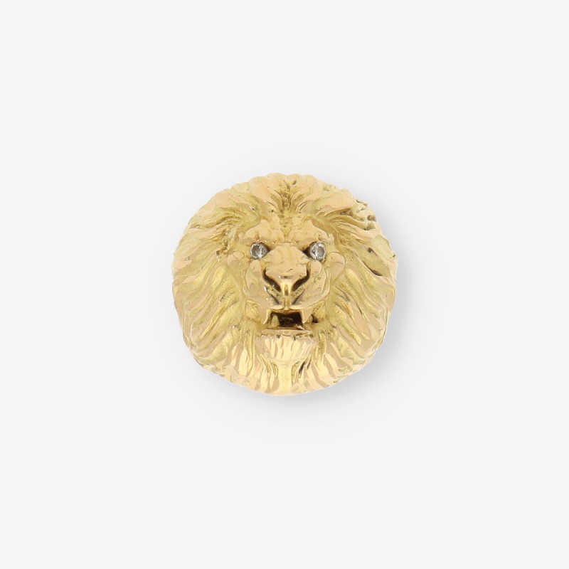 Anillo león de oro 18kt Anillo león de oro 18kt