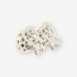 Pendientes de oro blanco 18kt con brillantes, cierre omega Pendientes de oro blanco 18kt con brillantes, cierre omega