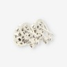 Pendientes oro blanco y brillantes