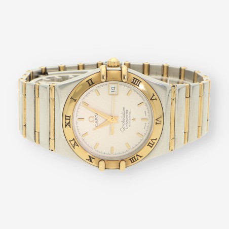 Reloj Omega Constellation automático en acero y oro