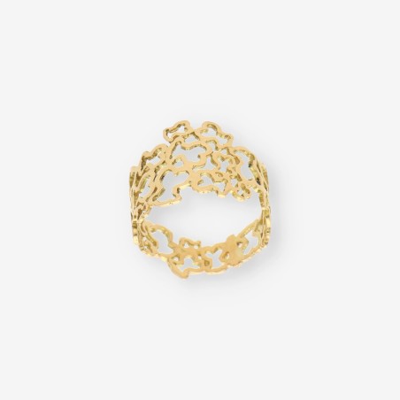 Anillo Calado de Osos en Oro TOUS