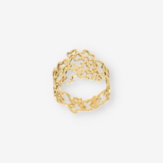 Anillo calado osos oro TOUS