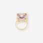 Anillo de Oro con Piedra Lila Anillo de Oro con Piedra Lila
