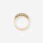 Anillo de Oro con Piedra Verde y Circonitas Anillo de Oro con Piedra Verde y Circonitas