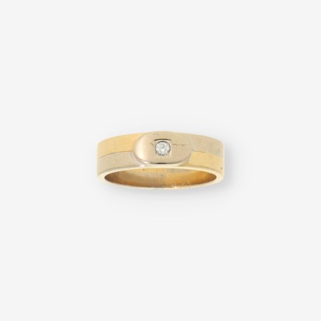 Anillo oro y brillantes