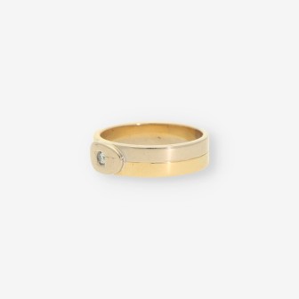 Anillo oro y brillantes
