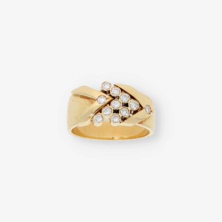 Anillo en oro 18kt con brillante