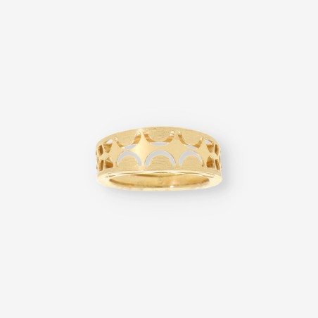 Anillo calado oro