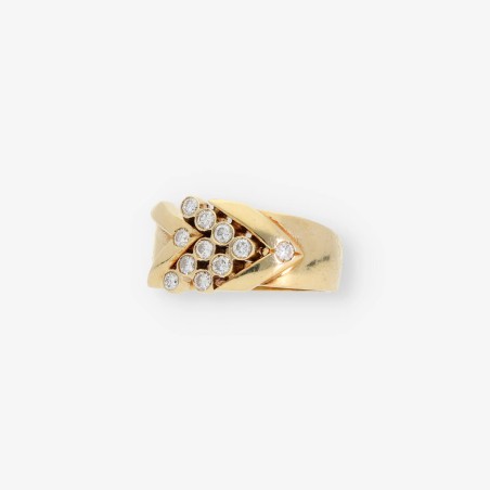 Anillo en oro 18kt con brillante