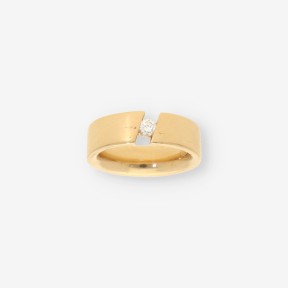 Anillo oro y brillantes