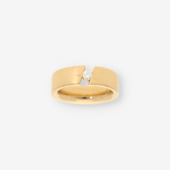 Anillo oro y brillantes
