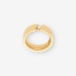 Anillo de Oro con Brillante Central