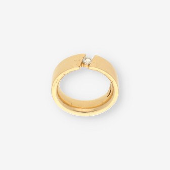 Anillo oro y brillantes