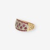 Anillo rubÃ­ oro y brillantes