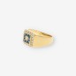 Anillo de Oro Amarillo 18kt con Zafiros y Brillantes Anillo de Oro Amarillo 18kt con Zafiros y Brillantes