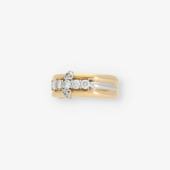 Anillo en oro 18kt con brillante