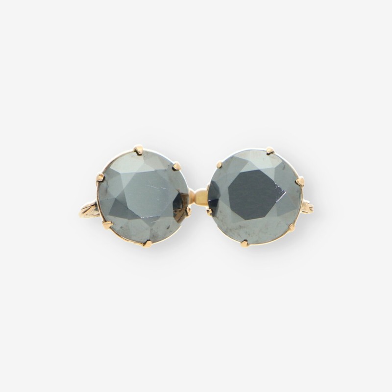 Pendientes Onix y oro