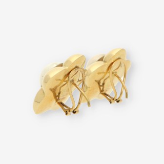 Pendientes oro y perla