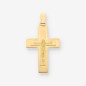Colgante de cruz en oro amarillo 18kt