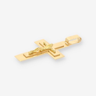 Colgante cruz oro