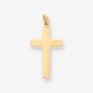 Colgante de cruz en oro amarillo 18kt Colgante de cruz en oro amarillo 18kt