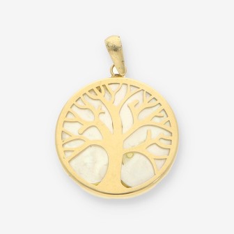 Colgante arbol de la vida oro