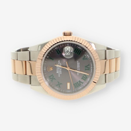 Reloj Rolex Datejust 41mm en Oro Rosa y Acero Ref. 126331 con Esfera Wimbledon