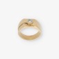 Anillo en oro 18kt con brillante central