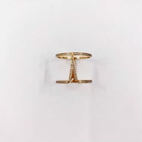 Anillo en oro 18kt con brillantes