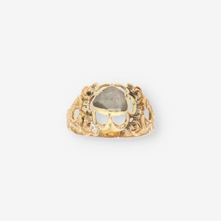 Anillo Vintage oro y diamantes