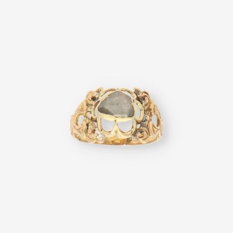 Anillo Vintage oro y diamantes
