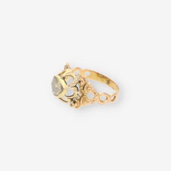 Anillo Vintage oro y diamantes