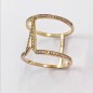 Anillo en oro 18kt con brillantes