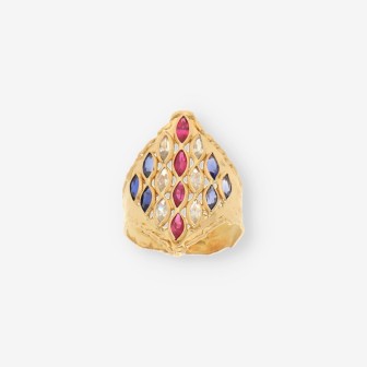 Anillo oro tipo lanzadera