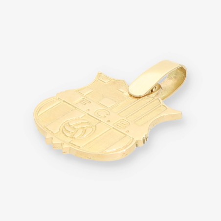 Colgante de oro amarillo 18kt FC Barcelona