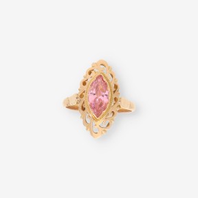 Anillo oro p.rosa