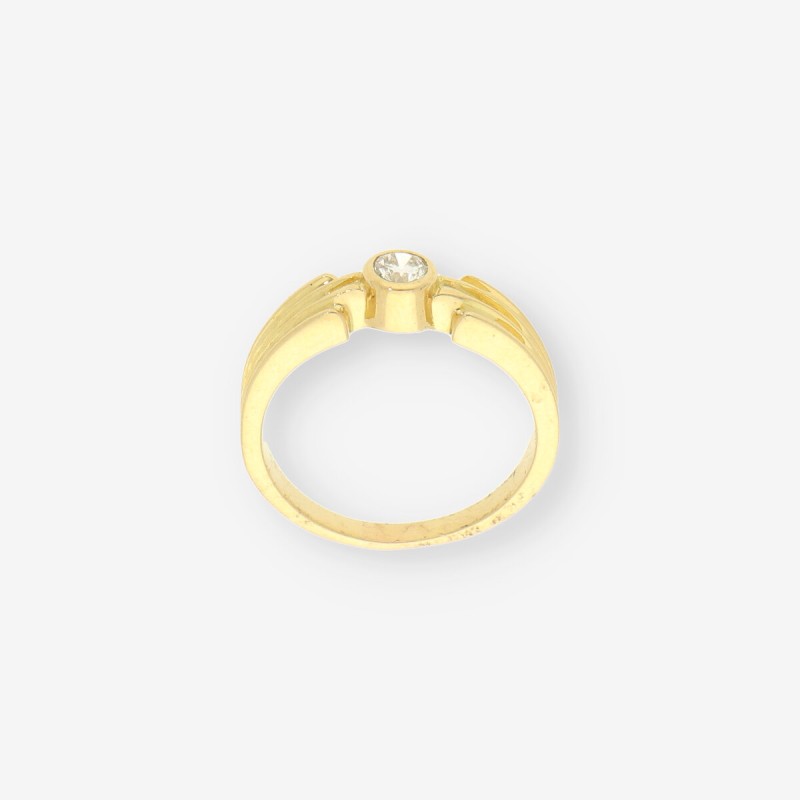 Anillo oro y brillantes