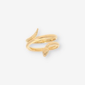 Anillo serpiente oro
