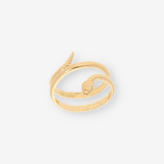 Anillo serpiente oro