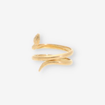Anillo serpiente oro