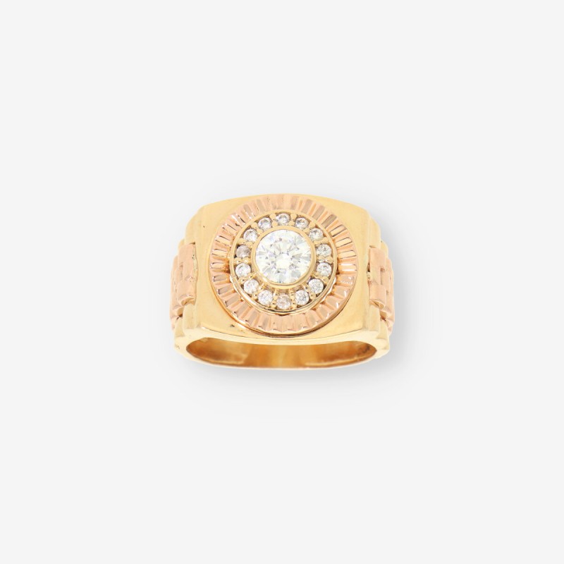 *Anillo sello en oro amarillo 18kt