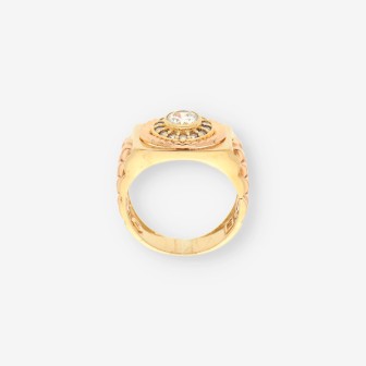 Anillo sello oro