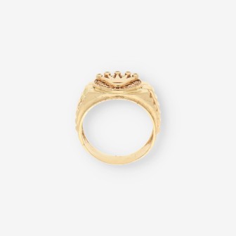 Anillo tipo Rolex oro