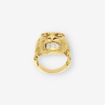 Anillo LeÃ³n oro