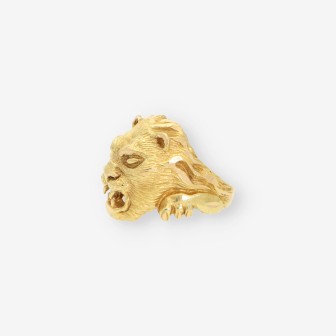 Anillo LeÃ³n oro