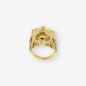 Anillo de oro amarillo 18kt con diseño de león
