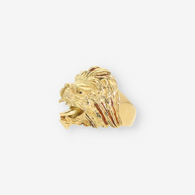 Anillo LeÃ³n oro